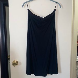 Strapless Black Dress